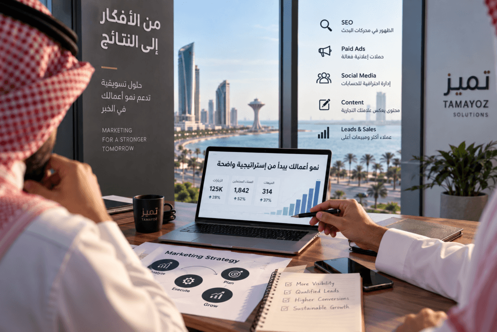 استراتيجية توليد العملاء المحتملين للشركات في الخبر